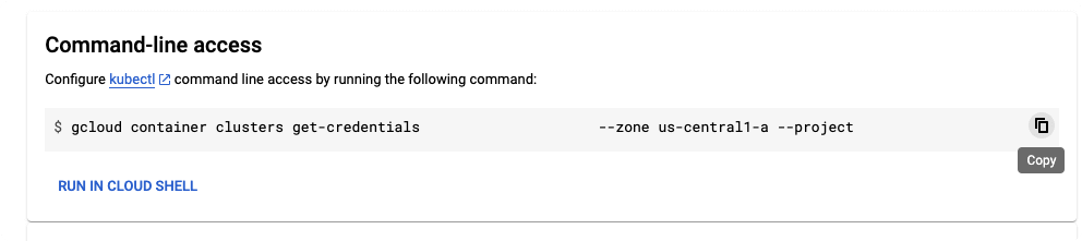Command-line access